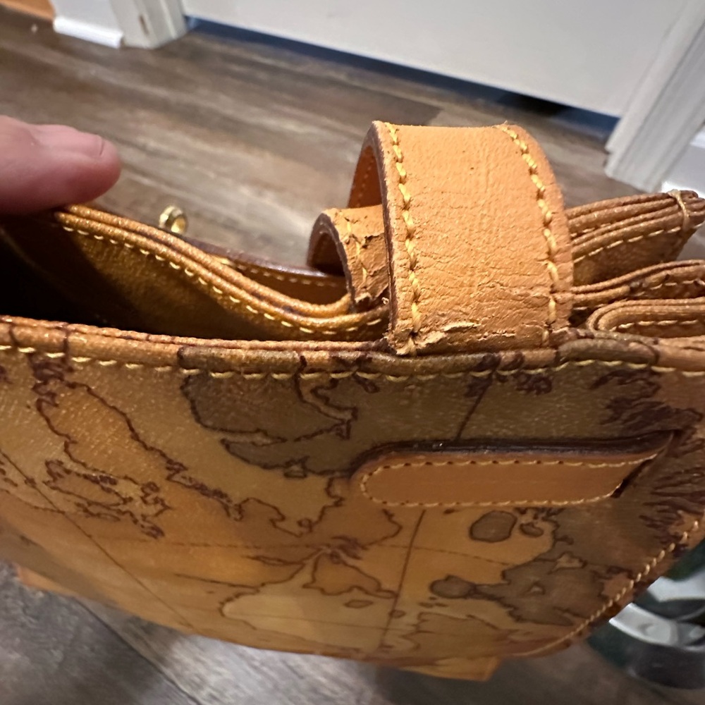 Vintage Map Print Tan Tote Bag - Picture 12 of 12